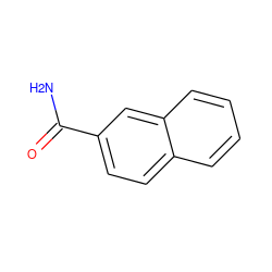 NC(=O)c1ccc2ccccc2c1 ZINC000000036678