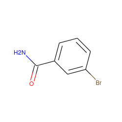 NC(=O)c1cccc(Br)c1 ZINC000000393845
