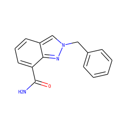 NC(=O)c1cccc2cn(Cc3ccccc3)nc12 ZINC000049068758