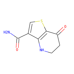 NC(=O)c1csc2c1NCCC2=O ZINC000063539570