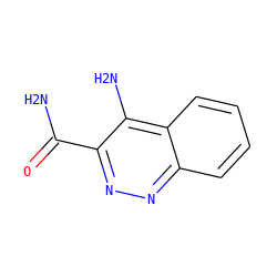 NC(=O)c1nnc2ccccc2c1N ZINC000000156028