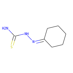 NC(=S)NN=C1CCCCC1 ZINC000005413245