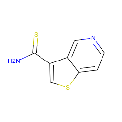 NC(=S)c1csc2ccncc12 ZINC000299830445