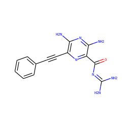 NC(N)=NC(=O)c1nc(C#Cc2ccccc2)c(N)nc1N ZINC000036430345