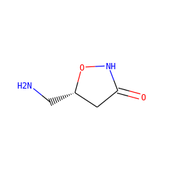 NC[C@H]1CC(=O)NO1 ZINC000003647691