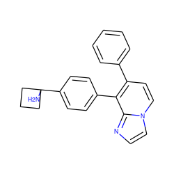 NC1(c2ccc(-c3c(-c4ccccc4)ccn4ccnc34)cc2)CCC1 ZINC000084705474