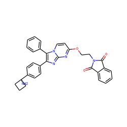 NC1(c2ccc(-c3nc4nc(OCCN5C(=O)c6ccccc6C5=O)ccn4c3-c3ccccc3)cc2)CCC1 ZINC000113655553