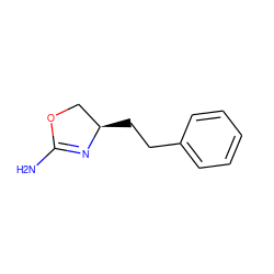 NC1=N[C@H](CCc2ccccc2)CO1 ZINC000083952611
