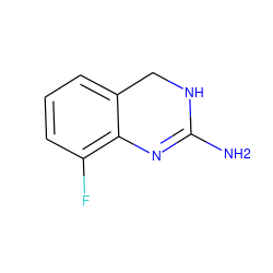 NC1=Nc2c(F)cccc2CN1 ZINC000029130958