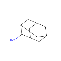 NC1C2CC3CC(C2)CC1C3 ZINC000003861190