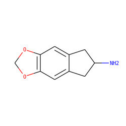 NC1Cc2cc3c(cc2C1)OCO3 ZINC000006091496
