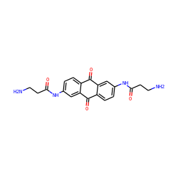 NCCC(=O)Nc1ccc2c(c1)C(=O)c1ccc(NC(=O)CCN)cc1C2=O ZINC000029059988