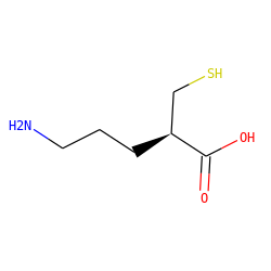 NCCC[C@@H](CS)C(=O)O ZINC000028864619