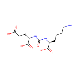 NCCCC[C@H](NC(=O)N[C@@H](CCC(=O)O)C(=O)O)C(=O)O ZINC000040860752