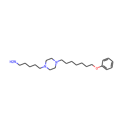 NCCCCCN1CCN(CCCCCCCOc2ccccc2)CC1 ZINC000103192196