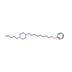 NCCCN1CCN(CCCCCCCCCOc2ccccc2)CC1 ZINC000103193805