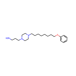 NCCCN1CCN(CCCCCCCCOc2ccccc2)CC1 ZINC000103193808