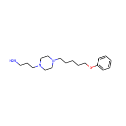 NCCCN1CCN(CCCCCOc2ccccc2)CC1 ZINC000103193908