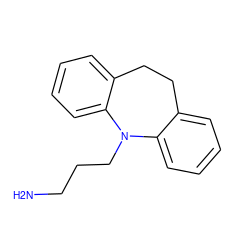 NCCCN1c2ccccc2CCc2ccccc21 ZINC000005162684