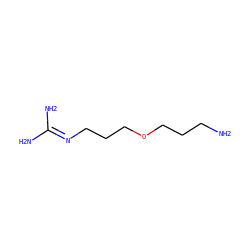 NCCCOCCCN=C(N)N ZINC000013742478