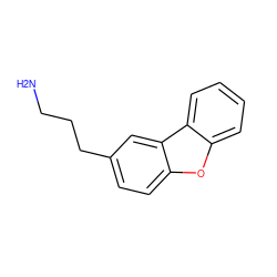 NCCCc1ccc2oc3ccccc3c2c1 ZINC000003954185