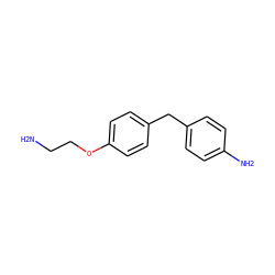 NCCOc1ccc(Cc2ccc(N)cc2)cc1 ZINC000473165314