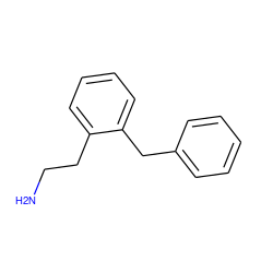 NCCc1ccccc1Cc1ccccc1 ZINC000013473099