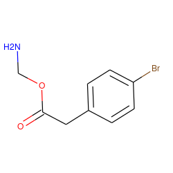NCOC(=O)Cc1ccc(Br)cc1 ZINC000001873095
