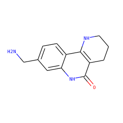 NCc1ccc2c3c(c(=O)[nH]c2c1)CCCN3 ZINC000118733198