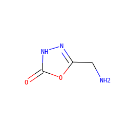 NCc1n[nH]c(=O)o1 ZINC000040380151
