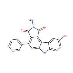 NN1C(=O)c2c(-c3ccccc3)cc3[nH]c4ccc(O)cc4c3c2C1=O ZINC000034804087