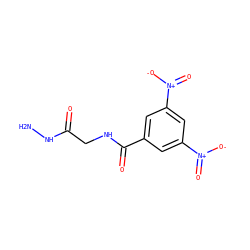 NNC(=O)CNC(=O)c1cc([N+](=O)[O-])cc([N+](=O)[O-])c1 ZINC000003073566