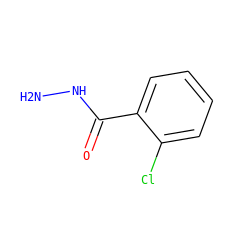 NNC(=O)c1ccccc1Cl ZINC000000152501