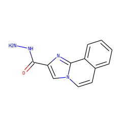 NNC(=O)c1cn2ccc3ccccc3c2n1 ZINC000000434357