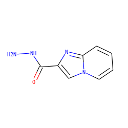 NNC(=O)c1cn2ccccc2n1 ZINC000002505808