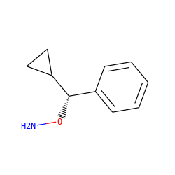 NO[C@@H](c1ccccc1)C1CC1 ZINC000653701732