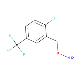 NOCc1cc(C(F)(F)F)ccc1F ZINC000084931297