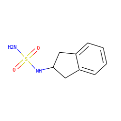NS(=O)(=O)NC1Cc2ccccc2C1 ZINC000039121738