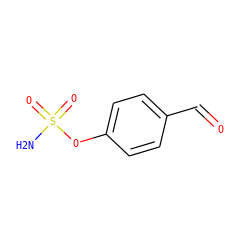 NS(=O)(=O)Oc1ccc(C=O)cc1 ZINC000026506616