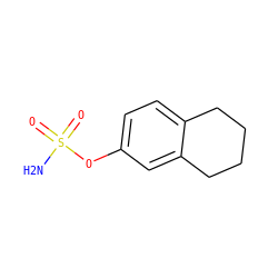 NS(=O)(=O)Oc1ccc2c(c1)CCCC2 ZINC000003802202