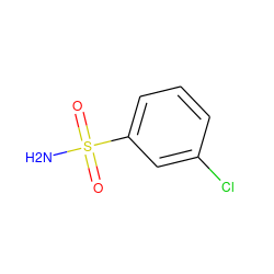 NS(=O)(=O)c1cccc(Cl)c1 ZINC000000156648