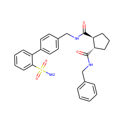 NS(=O)(=O)c1ccccc1-c1ccc(CNC(=O)[C@H]2CCC[C@@H]2C(=O)NCc2ccccc2)cc1 ZINC000028336862