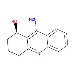 Nc1c2c(nc3ccccc13)CCC[C@H]2O ZINC000000087000