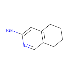 Nc1cc2c(cn1)CCCC2 ZINC000014982163