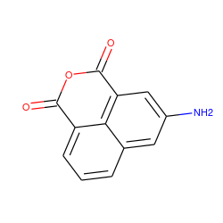 Nc1cc2c3c(cccc3c1)C(=O)OC2=O ZINC000095585010