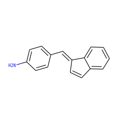 Nc1ccc(/C=C2\C=Cc3ccccc32)cc1 ZINC000100425076