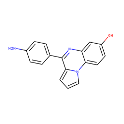 Nc1ccc(-c2nc3cc(O)ccc3n3cccc23)cc1 ZINC000653894816