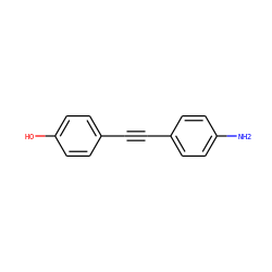 Nc1ccc(C#Cc2ccc(O)cc2)cc1 ZINC000028642773