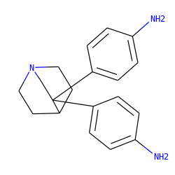 Nc1ccc(C2(c3ccc(N)cc3)CN3CCC2CC3)cc1 ZINC000000353700
