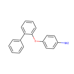 Nc1ccc(Oc2ccccc2-c2ccccc2)cc1 ZINC000000482374
